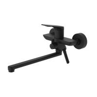 Смеситель для ванны, длинный излив, латунь VALFEX Adara Black (10)